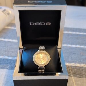Bebe Gold and Silver Watch